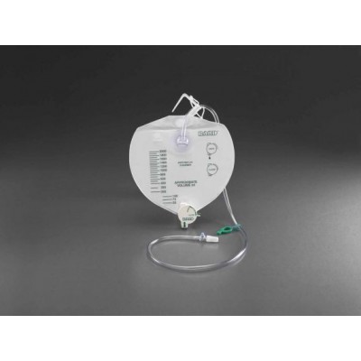 Bard Urinary Drainage Bag With Anti Reflux Chamber Safety Flow EZ- Lok Port 2000ml 154006