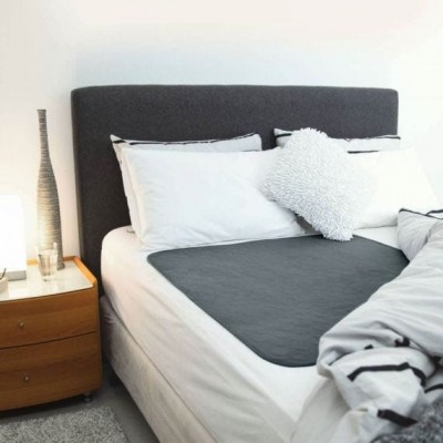 Conni Bed Pad No Tuck Ins 85x95cm Waterproof Charcoal CCD-085095-25-1CH