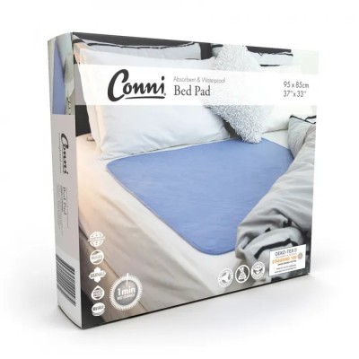 Conni Mate Large 7006 Bed Pad 85x95cm Waterproof Mauve CCD-085095-25-1 Conni Mate Large 7006 Bed Pad 85x95cm Waterproof Mauve CCD-085095-25-1