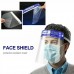 Full Face Shield Mask Clear Protective Film Shields Visor Safety Cover Anti-Fog