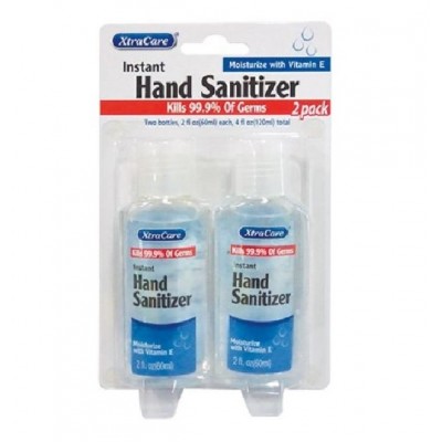 Hand Sanitiser Antibacterial Handwash  Gel 2 X 60ml Bottles (2 Pack)