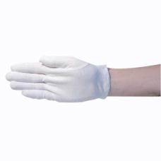 Cotton White Latex & Allergy Free Gloves Large 12/pkt