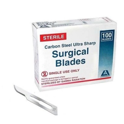 Scalpel Blades Carbon Steel Ultra Sharp No.20 (100/box) Sale Item Expired Stock 07/2018