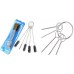 Tattoo Cleaning Tube/tip Brush Set Of Five Pieces