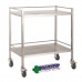 Trolley Stainless Steel No Draw 80 X 50 X 90cm