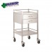 Trolley Stainless Steel 2 Drawer 50 x 50 x 90CM 