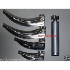Laryngoscope Disposable Blades & Handle Macintosh Type All Sizes
