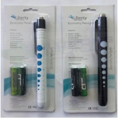 Penlight Torch Liberty Diagnostic Black Or White