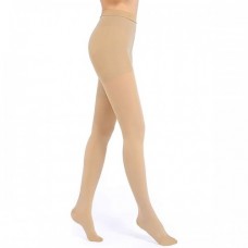 Graduated Compression Pantyhose Womens Beige Closed Toe Oppo Stockings
