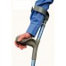 Crutches Ergonomic Forearm Adjustable 12 Positions Bottom 4 Top Positions