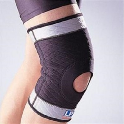 Lp Coolprene Knee Support Non Slip Silicon Max Wrap Black