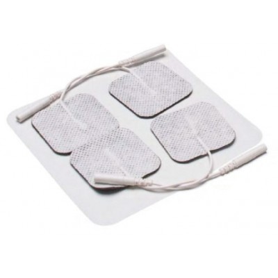 Metron Pro Tens Machine Square Electrodes, 4 Per Pack 50mm X 50mm