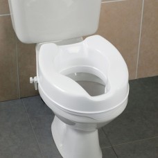 Raised Toilet Seat Without Lid Savanah 50mm (2") Easy Clip On