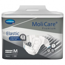 Molicare Premium Elastic 10 Drops Slip Medium 14/Pkt Waist 85 - 120 cm Unisex 3696ml 165672
