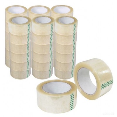 Clear Packaging Tape 48mm X 75m Roll X6