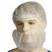 Disposable Beard Net Cover Catering Kitchen Restaurant Food Processing 100/PKT Double Looped