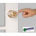 EZ Door Knob Grip (2 Pack) - Glow in the Dark, Fits Most Doorknobs, Easy Opening