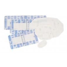 AsGUARD Clear + Film Island Transparent water resistant Dressing 6cm X 7cm With Pad