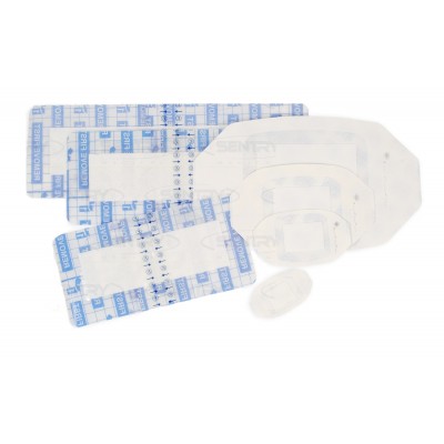 AsGUARD Clear + Film Island Transparent water resistant Dressing 6cm X 7cm With Pad