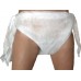 Owear White Briefs Panties Underwear Spunbond Polyethylene Non Woven Unisex