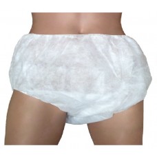 Owear White Briefs Panties Underwear Spunbond Polyethylene Non Woven Unisex