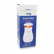 Vomit Bags Sick First Aid Emesis Red Ring Twist & Seal