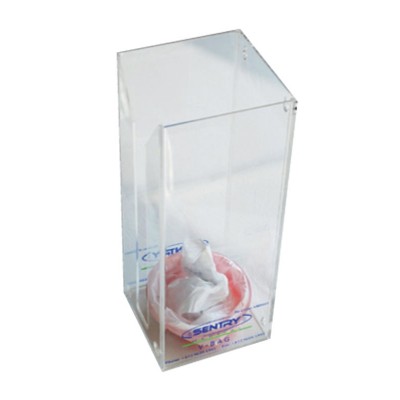 Dispenser For Sentry Vomit Bags With Easy Slide Rear Groove