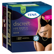 Tena Discreet Pants Noir Womens Large Black Waist 95 - 125cm 880ml 795623