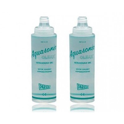 Aquasonic Clear Ultrasound Transmission Gel 250ml Premium Viscosity X 2.