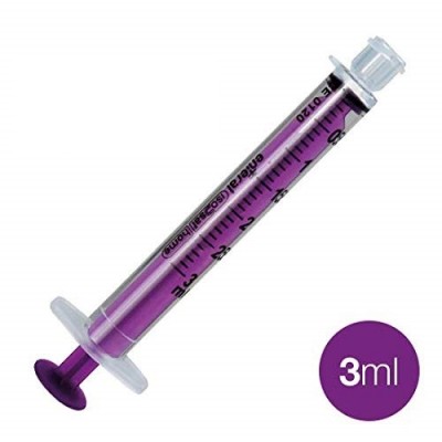 Enteral 3ml Purple Enfit Syringe Single Patient Use 100/box Low Dose