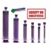 Enteral 5ml Purple Enfit Syringe Single Patient Use 100/box  Reusable