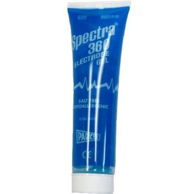 Spectra 360 Electrode Gel Parker Laboratories 60g Tube Salt Free Hypoallergenic.