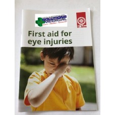 First Aid St Johns Emergency Information Guide For Eye Injuries Cpr Book Drsabcd