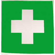 First Aid Sticker Decal Safety Sign 150 X 150mm X2