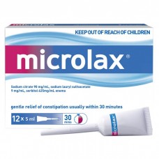 Microlax Enema 5mL 12/Box