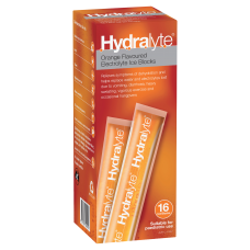 Hydralyte Ice Blocks Orange Flavour - Box/16