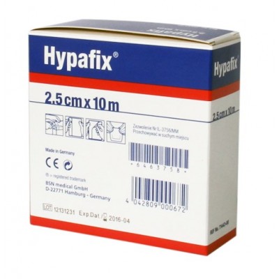 Hypafix® Dressing Retention Tape 2.5cm x 10m Roll 71443-00