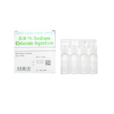 Sodium Chloride Injection Bp Steritube Ampoules 10ml 0.9% 20/box