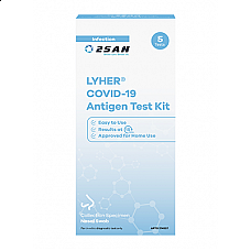 2San LYHER COVID-19 Nasal Rapid Antigen Test Kit - Box/5 2San LYHER COVID-19 Nasal Rapid Antigen Test Kit - Box/5