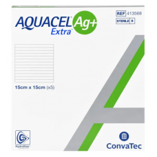 Aquacel AG+ Extra Wound Dressings 15cmx15cm 413568