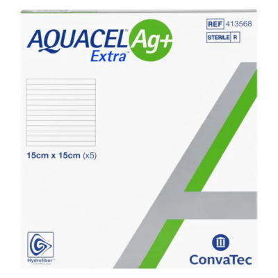 Aquacel AG+ Extra Wound Dressings 15cmx15cm 413568