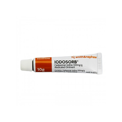 Iodosorb Cadexomer Iodine Medicated Wound Ointment, 10g 66051240 Iodosorb Cadexomer Iodine Medicated Wound Ointment, 10g 66051240
