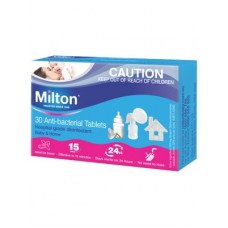 Milton Anti-bacterial Sterilising Tablets - Box/30 MI00304 Milton Anti-bacterial Sterilising Tablets - Box/30 MI00304