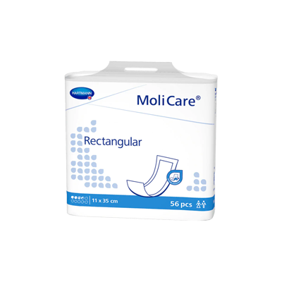 MoliCare® Rectangular Pad 3.5 Drops Unisex 350 x 108mm 56/Pkt 148530