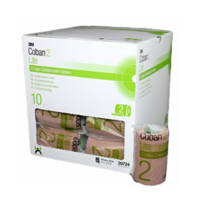 3M Compression Bandage Coban 2 Thin Layer 35cm x 10cm 20724 