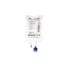 Glucose 5% Solution Intravenous Infusion Bp Sterile 250ml Baxter Bag