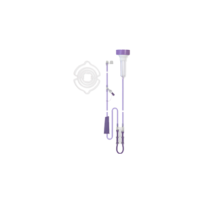 Flocare® EnFit™ Infinity bottle Set Y-Port And Drip chamber 101587