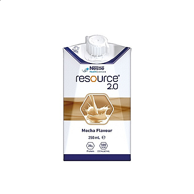 Resource Nutritional Supplement Drink 2.0 Mocha 250mL 1260772 24/Ctn Resource Nutritional Supplement Drink 2.0 Mocha 250mL 1260772 24/Ctn
