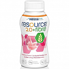 Resource Protein Drink 2.0+ Fibre Strawberry 200mL 12100786 Resource Protein Drink 2.0+ Fibre Strawberry 200mL 12100786