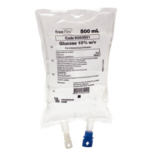 Glucose 10% W/v Solution Intravenous Infusion Bp Sterile 500ml Freeflex